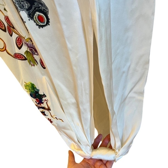 AKOK Anamika Khanna Women's Printed Silk Slipdress - Large - Picture 4 of 10